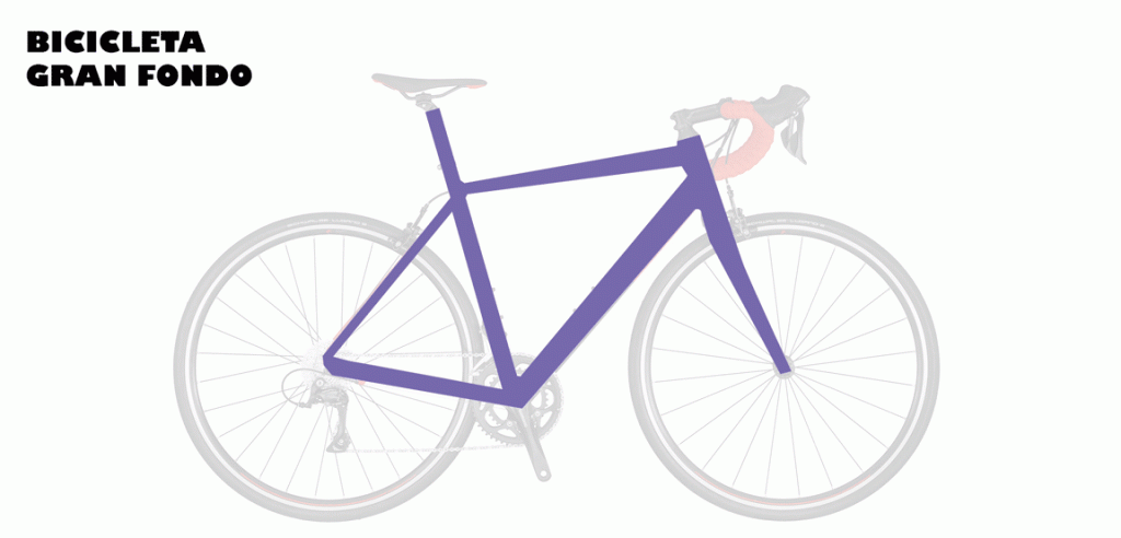 Flexión de las barras de una bicicleta de Gran Fondo