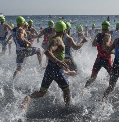 salida de triatlon