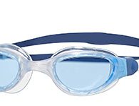 gafas de piscina con lentes azules